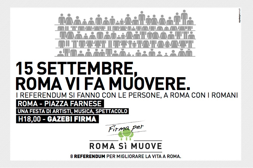 Evento a sostegno dei referendum con Serena Dandini, Alessandro Mannarino,  Claudio Santamaria, Dario Vergassola. 