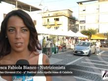 Fabiola Bianco - 9° Festival della cipolla rossa di Calabria