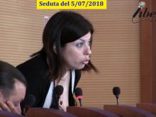 Maria Cristina Ariano (M5S) - Seduta del Consiglio Municipale Roma VII del 5/07/2018
