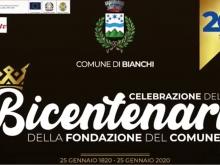 Celebrazione del Bicentenario della fondazione del Comune di Bianchi
