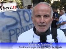 Stefano Salvetti - Presidente ADICONSUM Liguria - Sit-in del Coordinamento Nazionale Mare Libero
