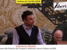 Salvatore Basile - Assessore all'Ambiente, Decoro Urbano ed AMA - Seduta del Consiglio Municipale Roma VII del 18/02/2020