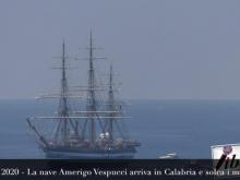 La nave Amerigo Vespucci in Calabria