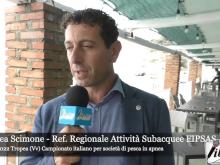 Andrea Scimone, Ref.  Regionale Attività Subacquee FIPSAS