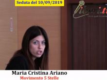 Maria Cristina Ariano (M5S) - Seduta del Consiglio Municipale Roma VII del 10/09/2019
