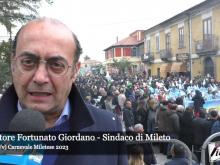 Salvatore Fortunato Giordano, Sindaco di Mileto - Carnevale miletese 2023