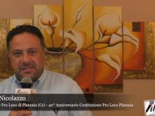 Intervista a Paolo Nicolazzo, Presidente Pro Loco di Platania - 40° della Costituzione Pro Loco