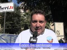 Enrico Santambrogio, Spiagge in comune - Versilia - Sit-in del Coordinamento Nazionale Mare Libero