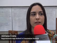 Adriana Costa, rappresentante degli studenti in Commissione paritetica