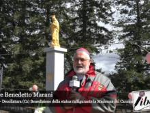 Padre Benedetto Marani - Benedizione statua della Madonna del Carmine - Adami di Decollatura