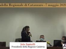 Conferenza stampa di Jole Santelli, Presidente della Regione Calabria - Catanzaro, 7 maggio 2020