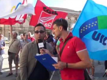 Manifestazione 18 Luglio 2016 – Intervista a Giuseppe Franchina, Coordinatore Giovani Uil Poste Calabria