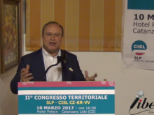 Intervento di Giuseppe Marinaccio. II° Congresso Territoriale SLP - CISL CZ-KR-VV