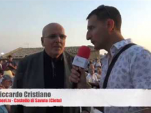 Intervista a Mario Oliverio, Presidente Regione Calabria - Inaugurazione Castello di Savuto (Cleto)