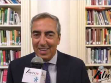 Intervista al Senatore Maurizio Gasparri in visita alla biblioteca "Michele Caligiuri" a Soveria Mannelli (Cz)