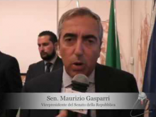 Intervista al Senatore Maurizio Gasparri in visita a Soveria Mannelli (Cz)