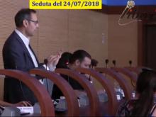 Attilio Giannone - M5S. Seduta del Consiglio Municipale Roma VII del 24/07/2018.