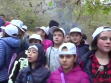 Le scuole visitano il castagneto - XII Sagra della castagna a Carpanzano