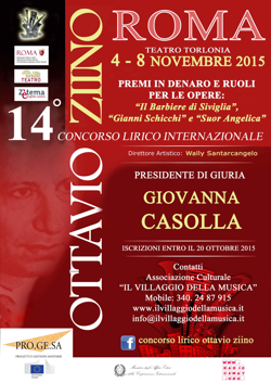 14° Concorso Lirico Internazionale "OTTAVIO ZIINO"