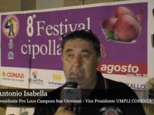 8° Festival della cipolla - Intervista ad Antonio Isabella - Campora san Giovanni, Amantea (Cs).  Agosto 2019