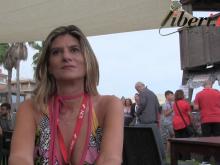 Federica Angeli -  Brindisi con l'associazione antimafia #NOI a Ostia