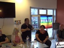 Marco Marchese interviene all'incontro "L'Amore non è un crimine" - Manifestazione contro l'omofobia a Sersale (Cz)