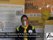 "Io non rischio" -  A.N.A. I.  Sezione di Cleto - Interviste