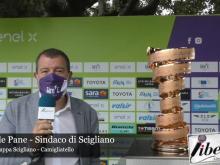Raffaele Pane, vicino al trofeo - Giro E 4° Tappa: Scigliano - Camigliatello