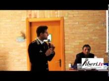 Domenico De Biasio Capitano dei Carabinieri di Soveria Mannelli - Convegno su uso e abuso di alcol a Soveria Mannelli