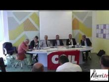 Il tavolo dei relatori del convegno di Catanzaro Manifesto per la buona finanza