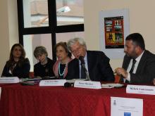 Un momento della presentazione del libro Stato e criminalità a Strongoli