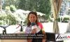 Paola Gianotti sulla ciclovia dei Parchi della Calabria per promuovere la sicurezza